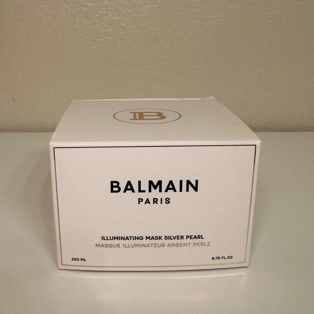 BALMAIN HAIR COUTURE Hair Illuminating Mask Silver Pearl